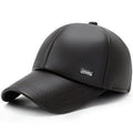 Cache-oreilles en cuir chaud, casquette de baseball en plein air, chapeau chaud et froid