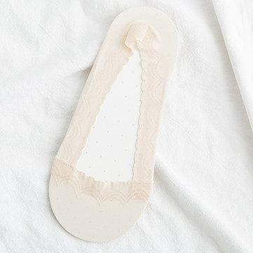 Chaussettes invisibles en dentelle