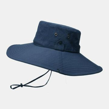 Chapeau de pêcheur à bord surdimensionné Chapeau de soleil d'alpinisme