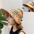 Capuchon anti-UV de visage de couverture de chapeau supérieur de treillis polyvalent