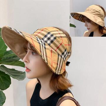 Capuchon anti-UV de visage de couverture de chapeau supérieur de treillis polyvalent