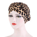 Women Print Campaign Floral Twist Beanie Cap Turban Chemotherapy Cap