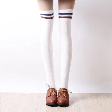Rayures hautes chaussettes