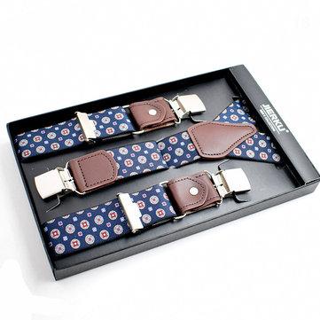 120CM Mens Casual Trois Bretelles à Pince Jarretelles Y Elégantes Elastiques