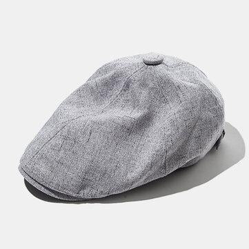 Chapeau de béret mince en lin pour l'extérieur
