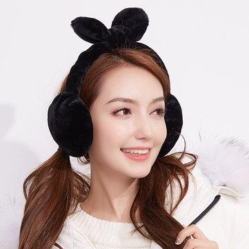 Cache-oreilles ultra doux en fausse fourrure en peluche