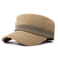 Casquette plate unisexe de couleur assortie