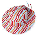 Vogue Stripe Sunscreen Sketcreen Ponytail Chapeau