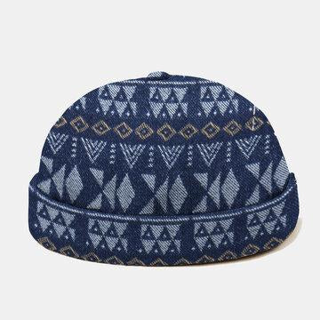 Motif Géométrique Imprimé Ethnique Mode Rétro Propriétaire Crâne Casquettes