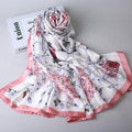 Soft Foulard en soie surdimensionné châle