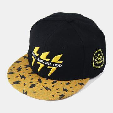 Casquette de baseball brodée Summer Street Dance Wild Flat-edge Hat Mens Caps