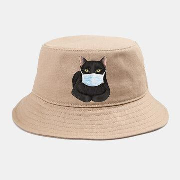 Cotton Cat Isolated Pattern Cute Cat Hat
