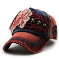 Casquette de base-ball lavable en coton