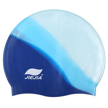 Bonnet de bain en silicone imperméable haut élastique