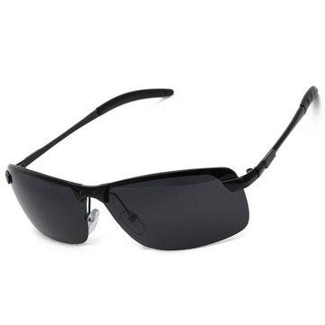 UV400 Black Polarized Sunglasses For Men Driving Glasses