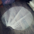 Accessoires de cheveux de visage de couverture de voile élégant de mariée