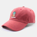 Cactus Cartoon Embroidery Baseball Cap for Men and Women