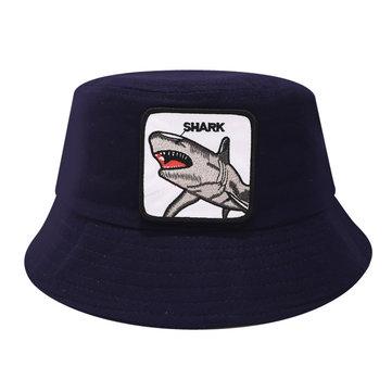 Chapeau de pêcheur en coton avec imprimé animal et chapeau de soleil