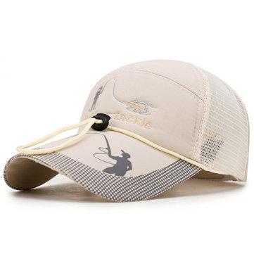 Chapeau ajustable en mesh respirant l'été