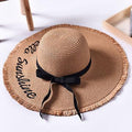 Chapeau de paille pliable et respirant