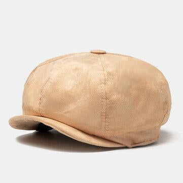 Chapeau Béret Vintage Chapeau Gavroche Octogonal Cabbie Lvy Flat Hat
