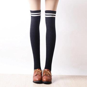Rayures hautes chaussettes