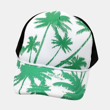 Casquette de parasol casquette de baseball imprimée noix de coco