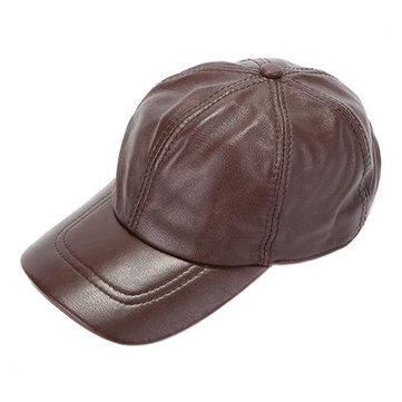 Casquette de baseball chaude en cuir