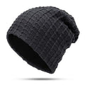 Bonnet Épais Uni à Rayures