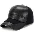 Casquette de baseball en cuir synthétique