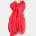 Ethnic Turban Hijab Women Polyester Solid Color Muslim Silk