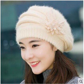 Chapeau de fourrure tricoté au crochet