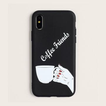Tasse à café main gauche et droite
