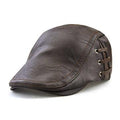 Casquette en cuir, piercing, conception de béret polyvalent
