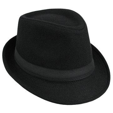 Casquette Jazz Gentleman Solid Brimmed en laine