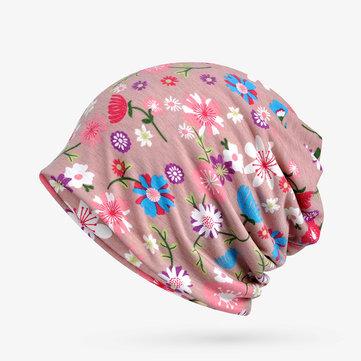 Bonnet fin en coton à imprimé floral Soft