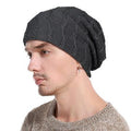 Chapeaux de crâne en laine épaisse Baggy Slouchy Beanie