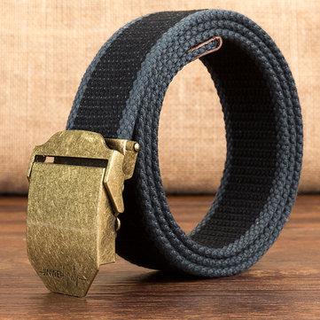 Ceinture à boucle automatique Ceinture en jean tissé décontracté