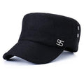 Casquette plate simple en lin, couleur unie Vogue