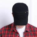 Chapeau plat à bord en tissu épaissi
