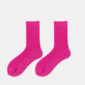 La pile de coton de pile d'aiguille double des chaussettes fluorescentes absorbant la sueur