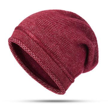 Knitted wool hat