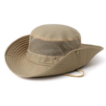 Chapeau de seau de visière pliable été unisexe