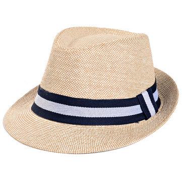 Casquette de jazz en paille respirante
