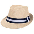 Casquette de jazz en paille respirante