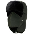 Capuche Hiver Épaisse en Velours Chapeau Coupe-vent Style Lei Feng