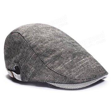 Béret Rétro Coton Visière Gorras Planas Chapeau