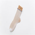 Chaussettes creuses en dentelle