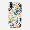 Étui de téléphone mignon motif feuille TPU Soft