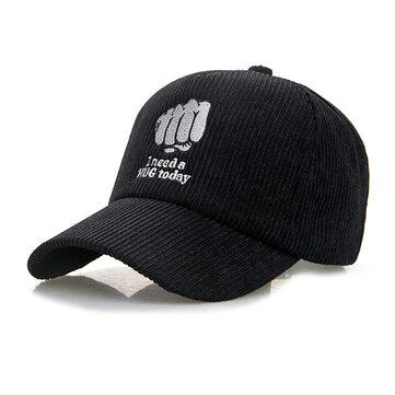Casquette de baseball en coton avec broderie d'automne